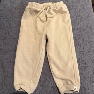 Easy Peasy Organic Cotton Joggers Size 18 Months Tan
